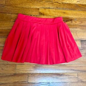 Vibrant Red Women's Skater Skirt